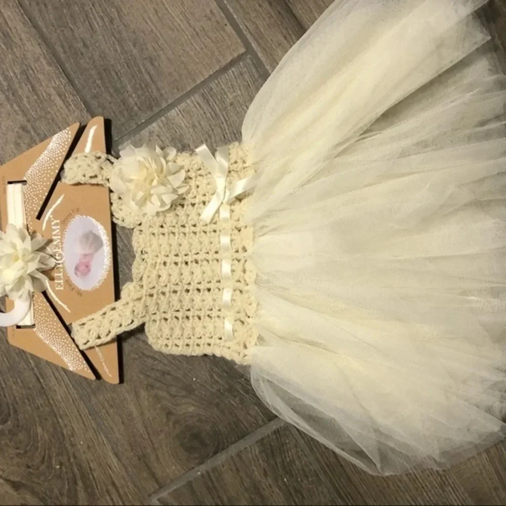 Baby’s first picture dress outfit 0-6m
